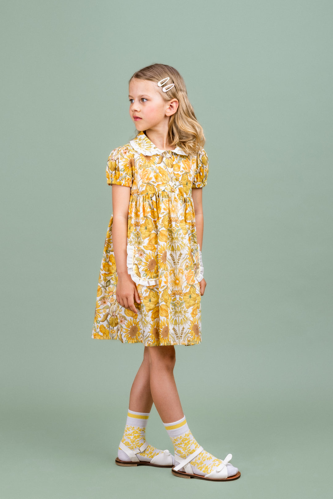 Cotton Dress Sunflower-Yellow