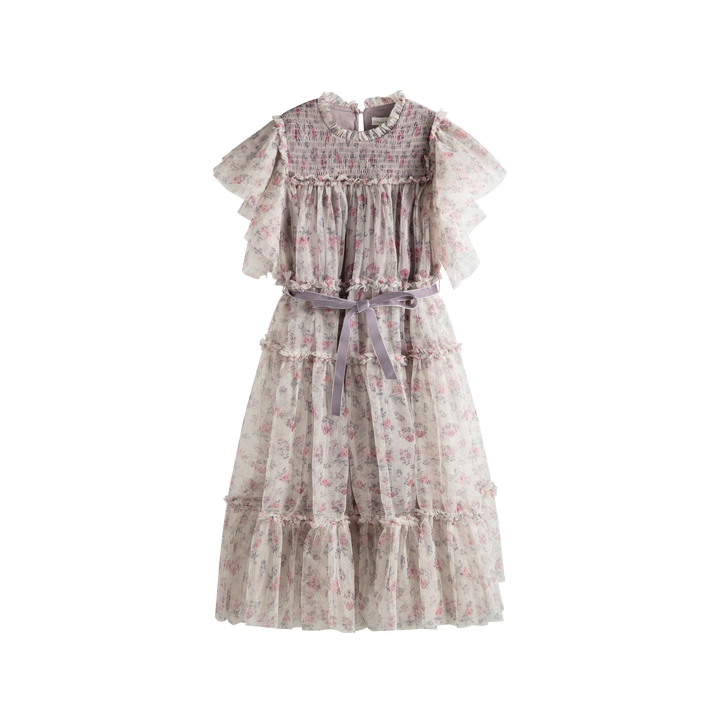 Carolina Dress Pink Roses