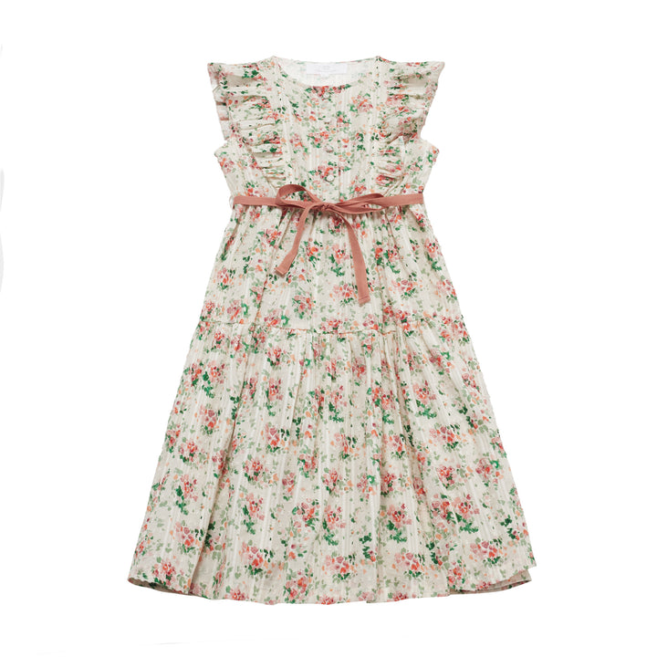 BELLA DRESS-Pink Flower