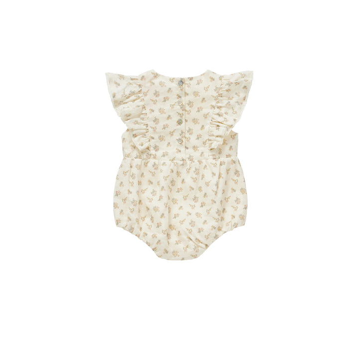 NINA ROMPER-Cream Flower