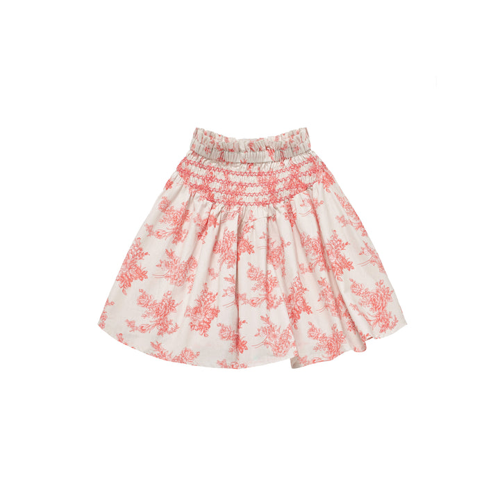 SELENE SKIRT-Toile De Jouy Pink