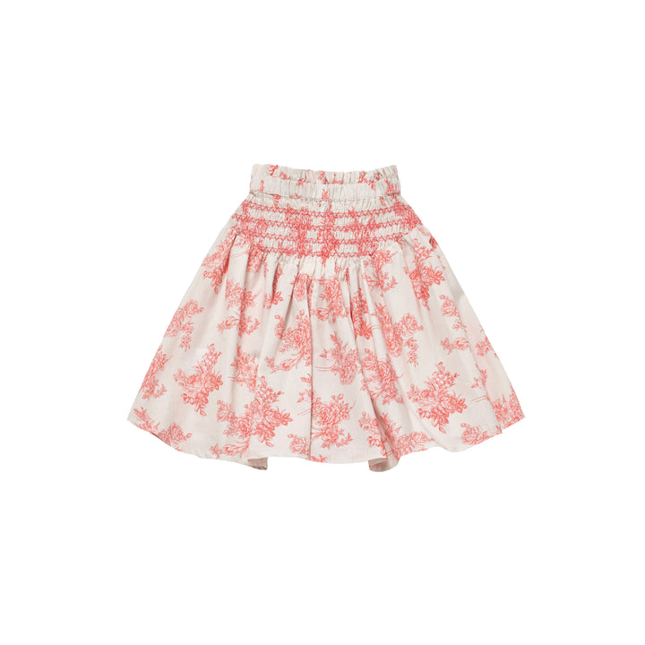 SELENE SKIRT-Toile De Jouy Pink