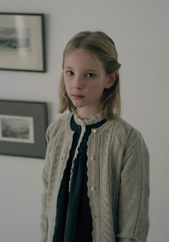 Abbie Knit Cardigan Beige