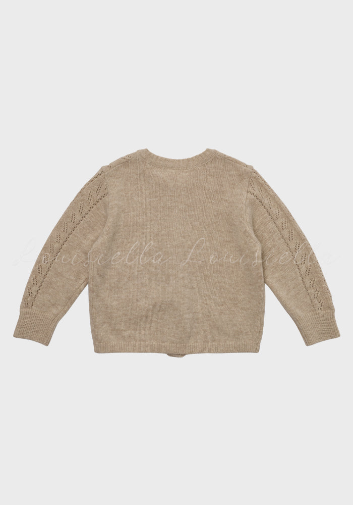 Abbie Knit Cardigan Beige