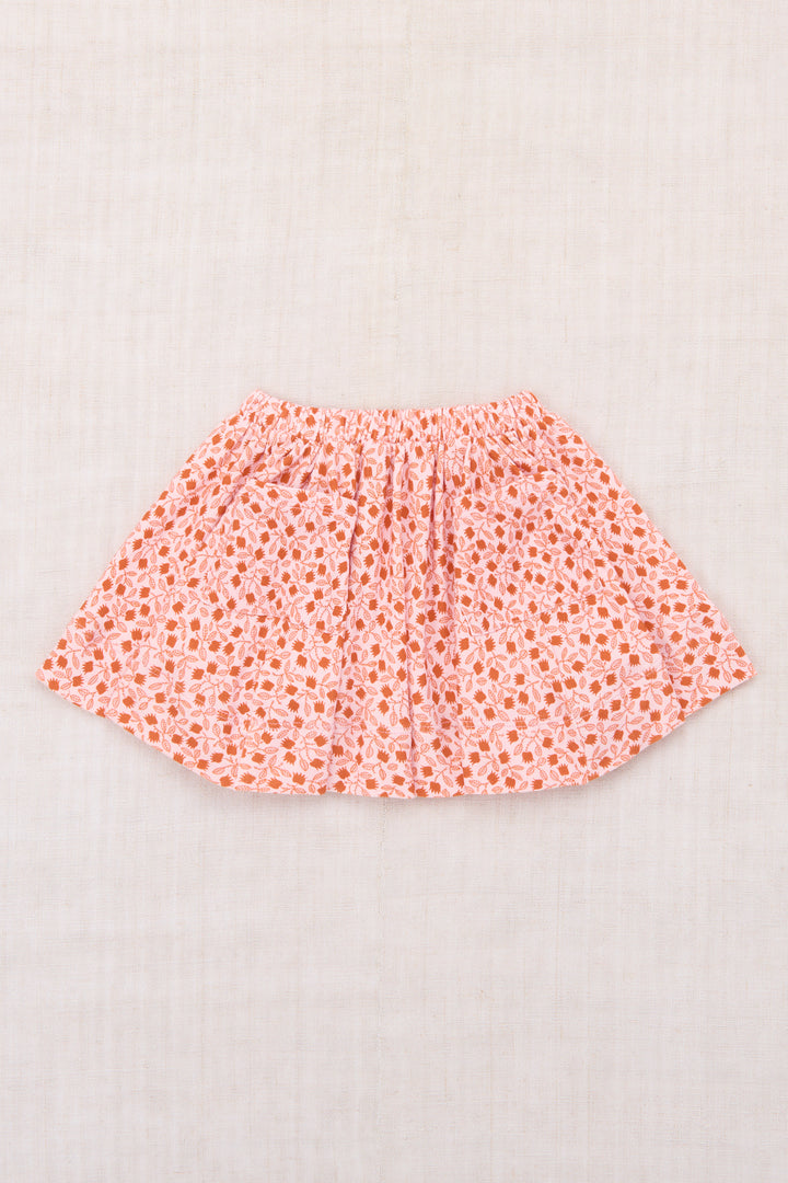 CIRCLE SKIRT-AURA LISSE FIELDS