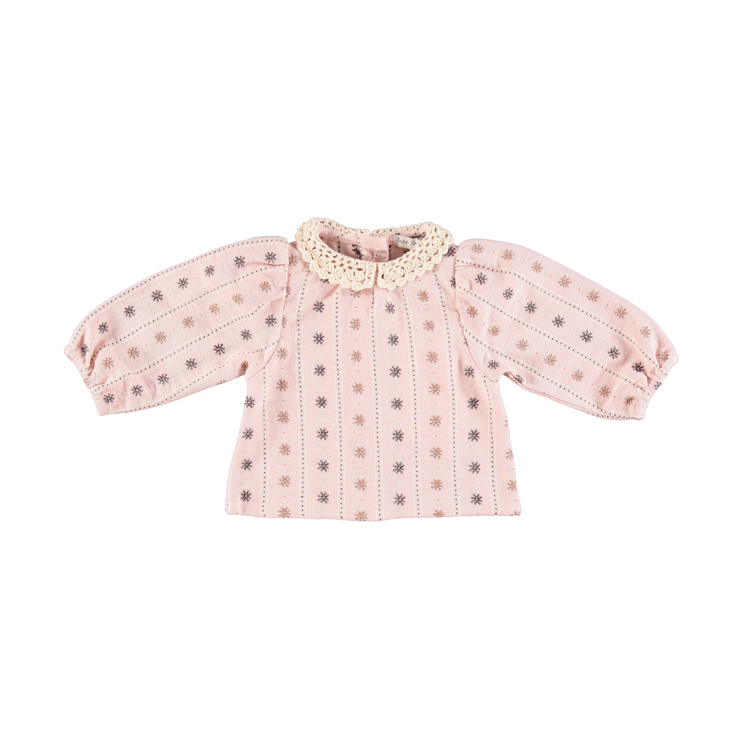 Claire Baby Blouse - Fall Floral Jaquard