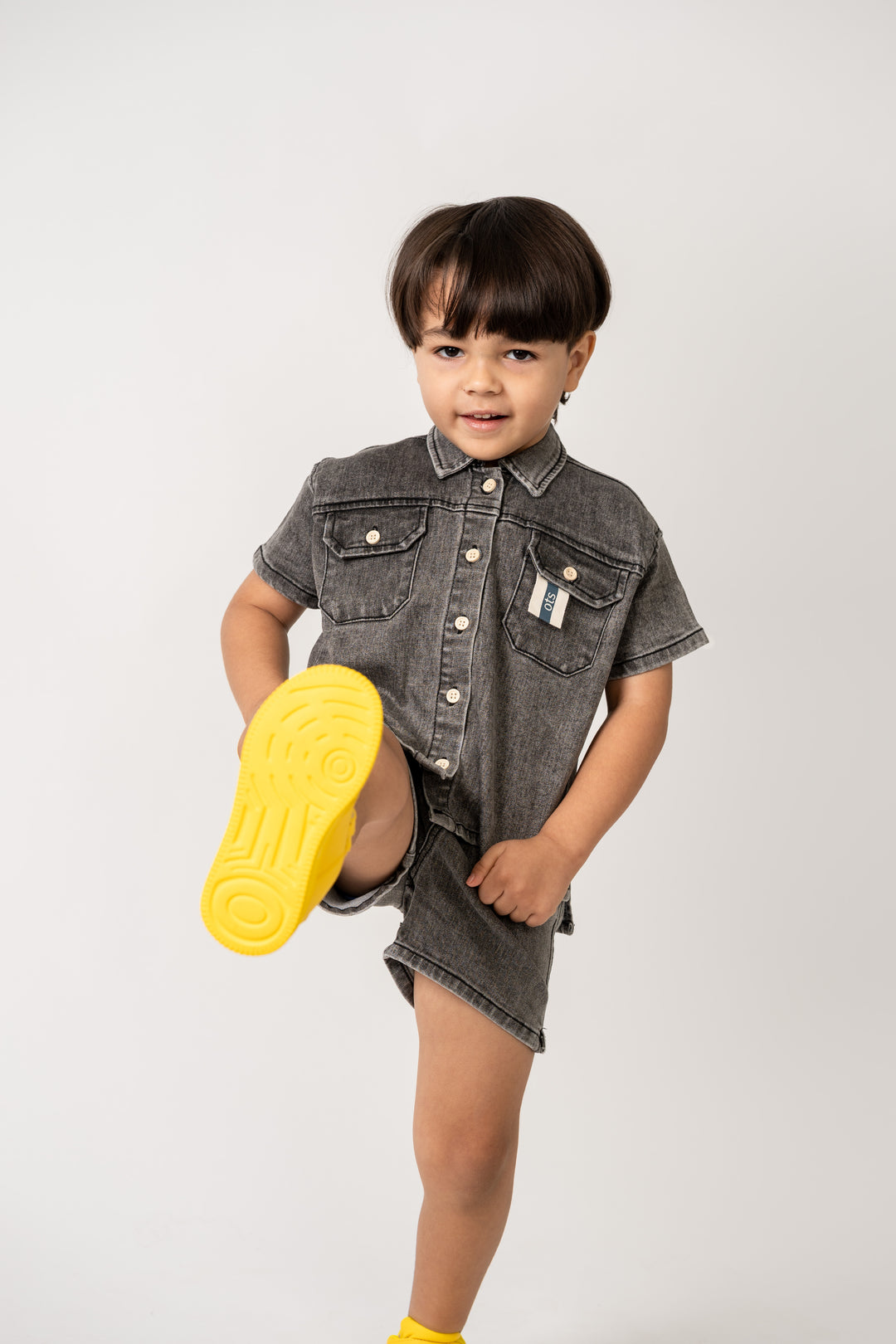 SS1111A - Boy Shorts Black wash