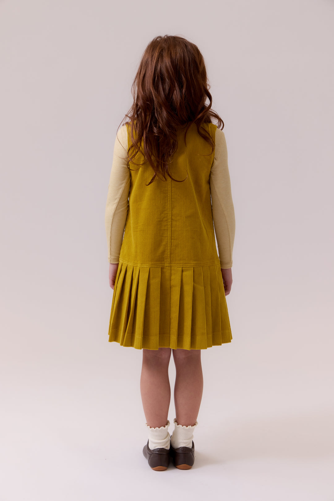 E424 Delilah Dress - Mustard