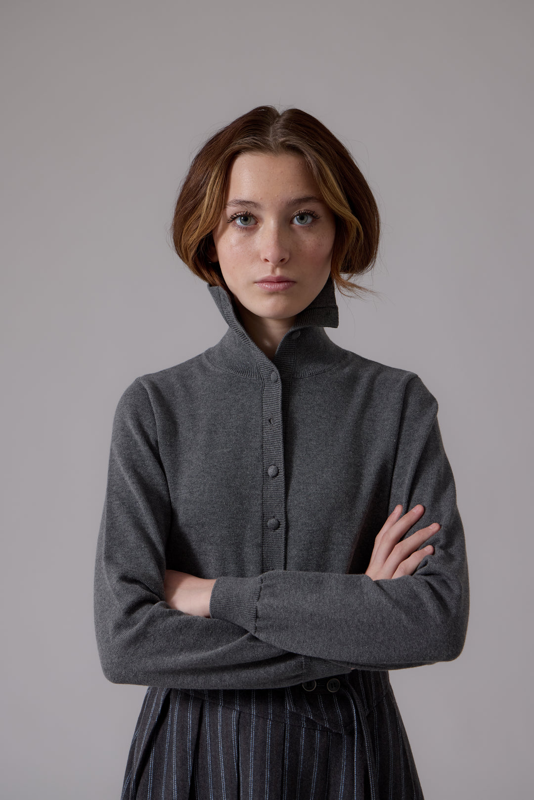 COMING SOON K406 Sloan Sweater Charcoal