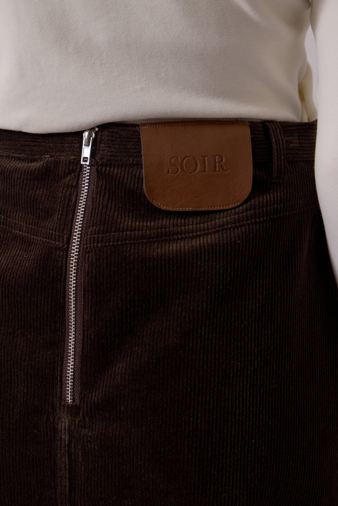 L417 Harlow Midi Skirt Chocolate