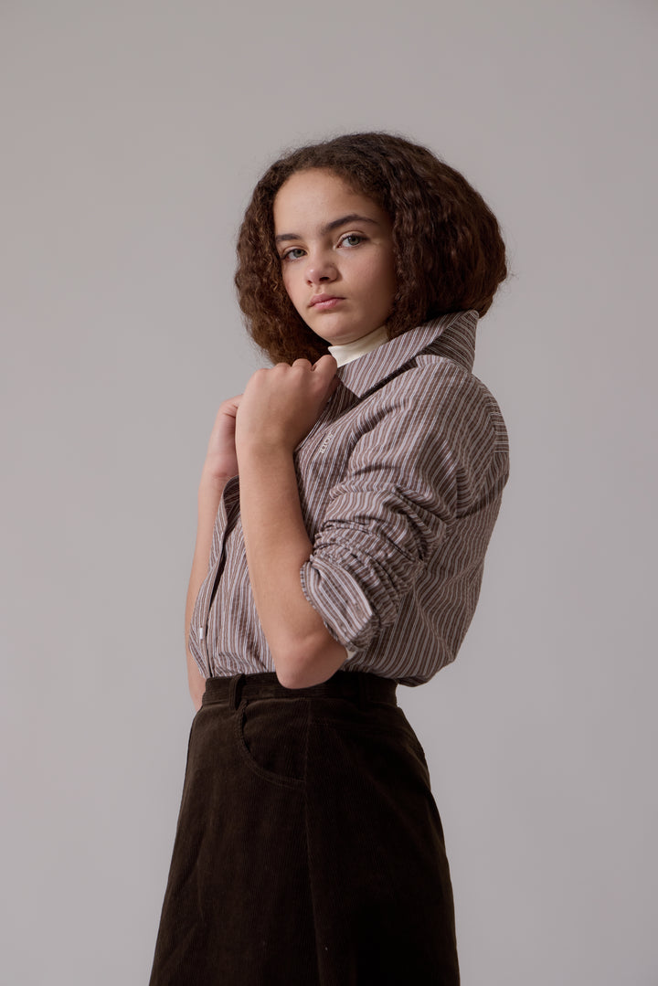 L413 Harlow Shirt Brown