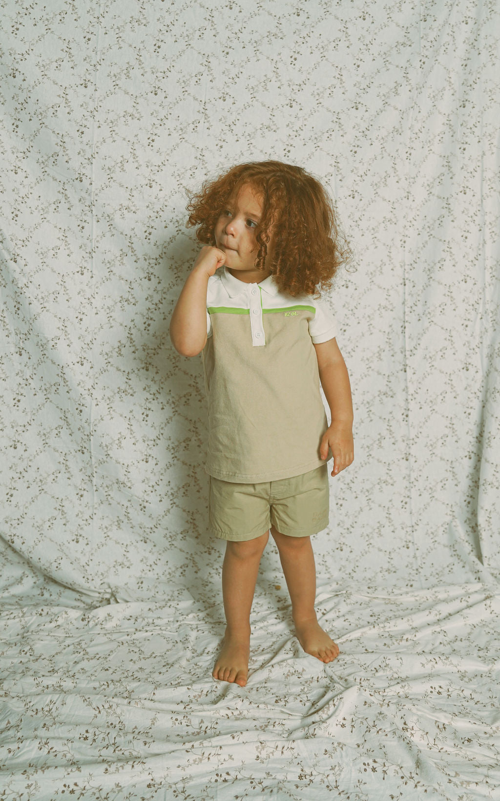 C-26191-Striped Contrast Pique Polo-Tan