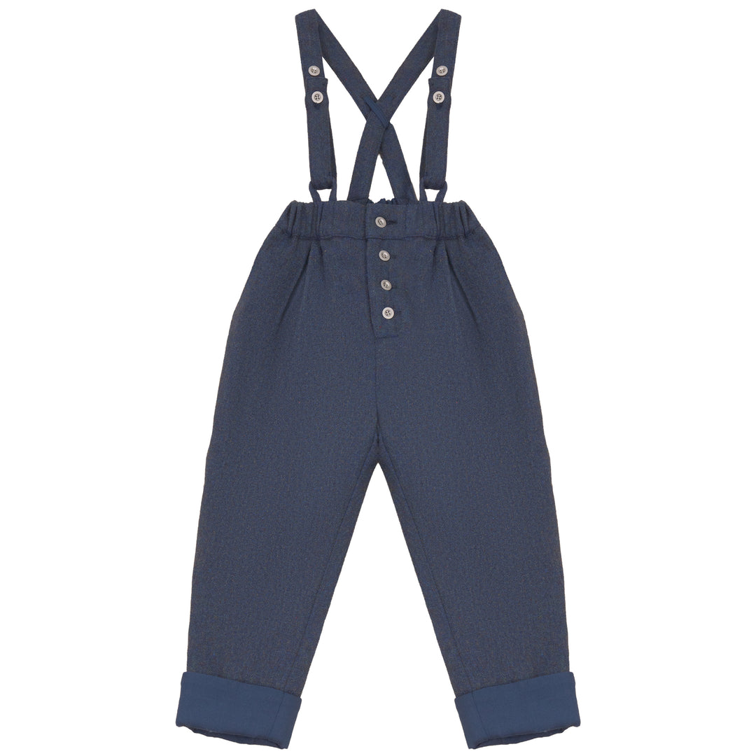 D2723BL BOY PANTS WTH SUSPENDERS