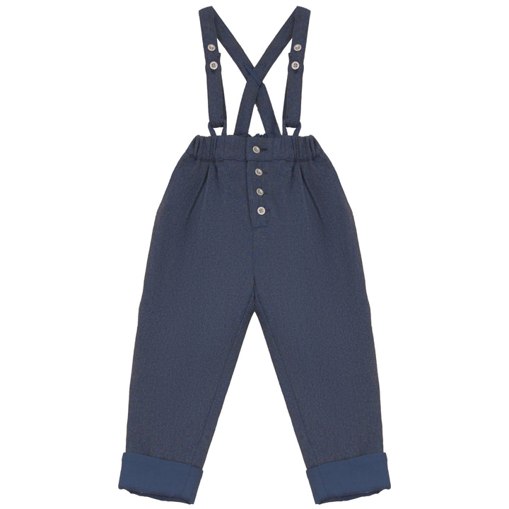 D2723BL BOY PANTS WTH SUSPENDERS