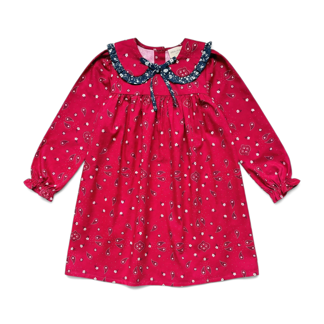 W261014 DRESS BENJAMINE TWILL BANDANA - RED