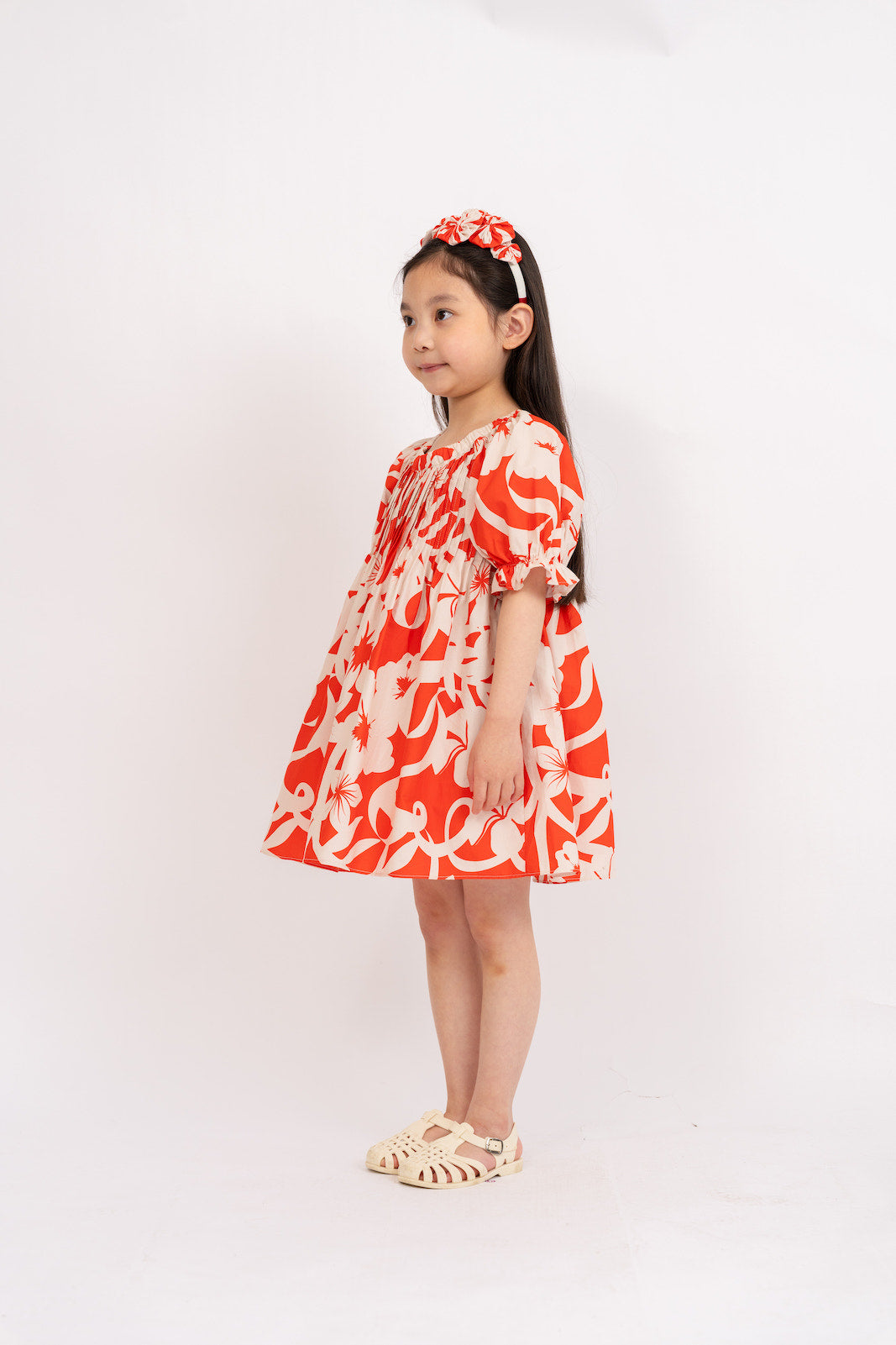DR334S-FANTASIA DRESS-HIBISCUS MIX