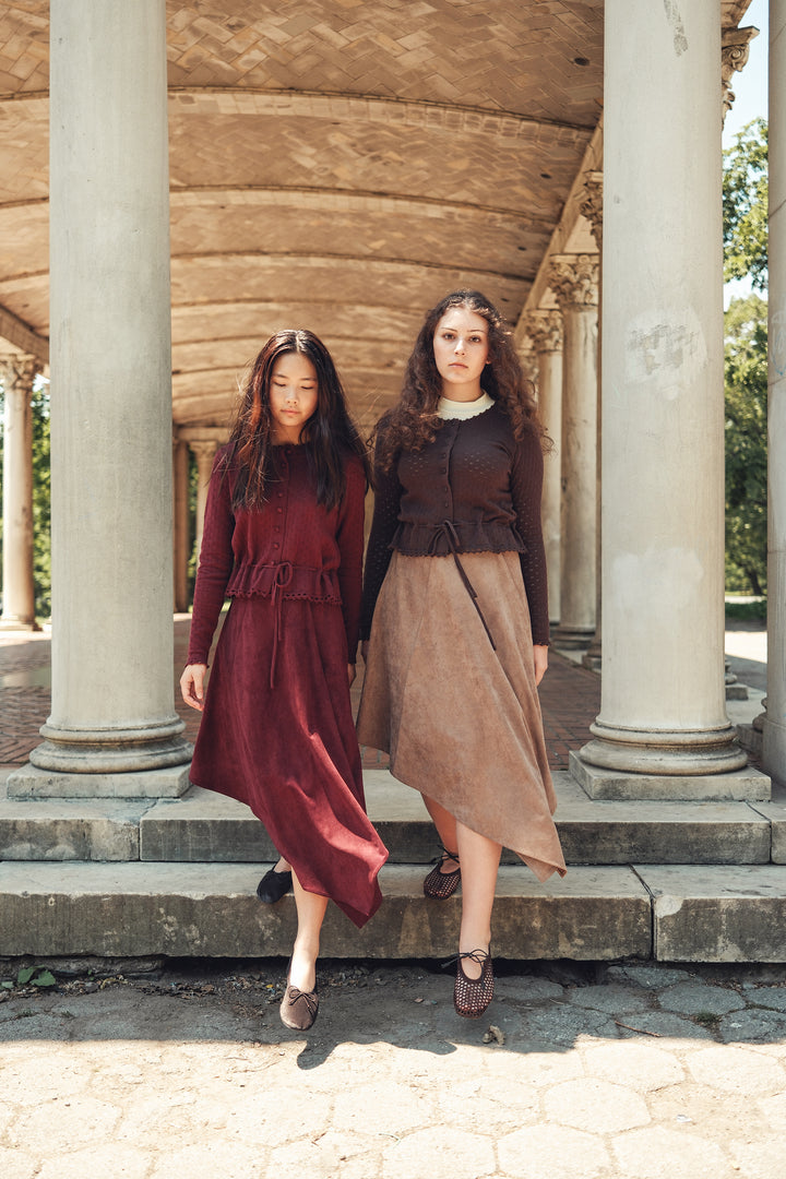 COMING SOON K401 Claudia Cardigan Chocolate