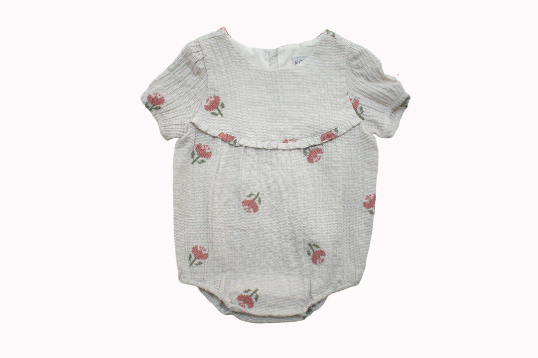 SS25074-NOOR BABY ROMPER - LAVENDER GREY