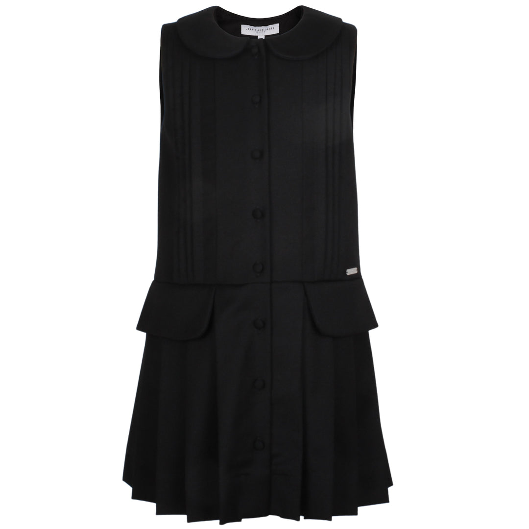AZ-41608 Dolly Pinafore Dress - Black