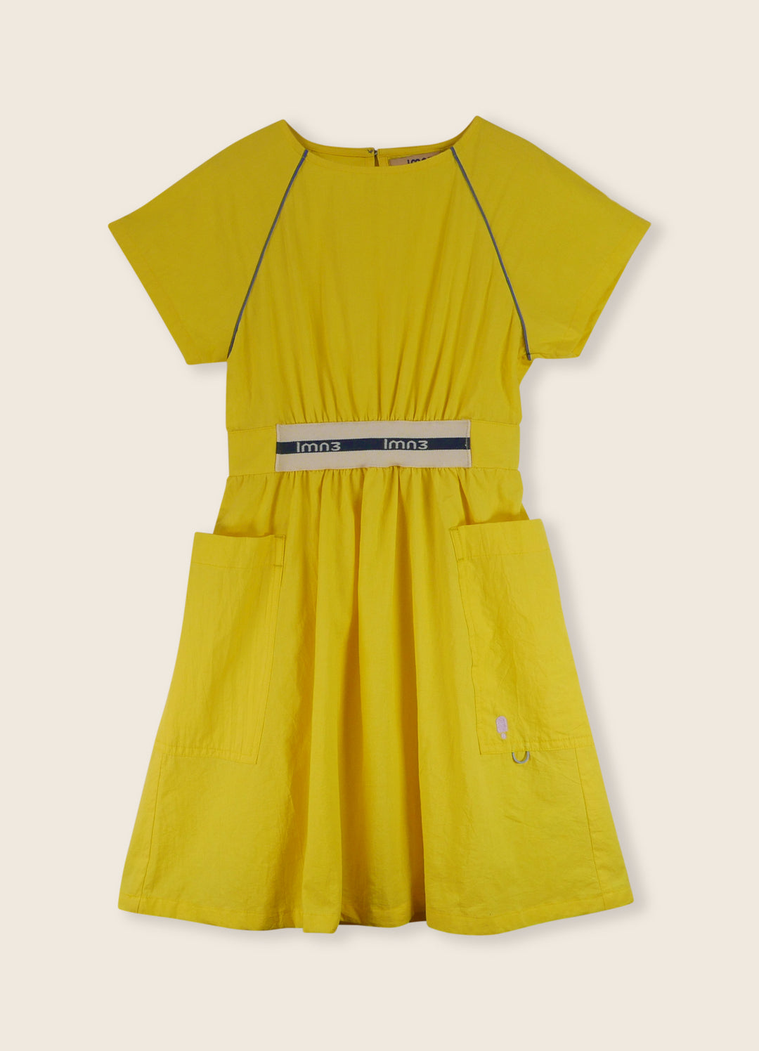 3LS25_1058-POPLIN DRESS-Buttercup Yellow