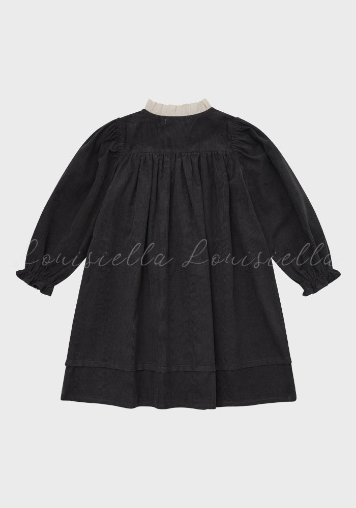 Noir Corduroy Dress