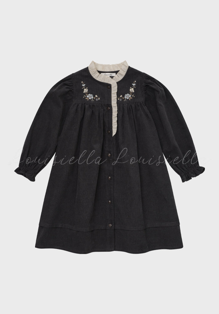 Noir Corduroy Dress