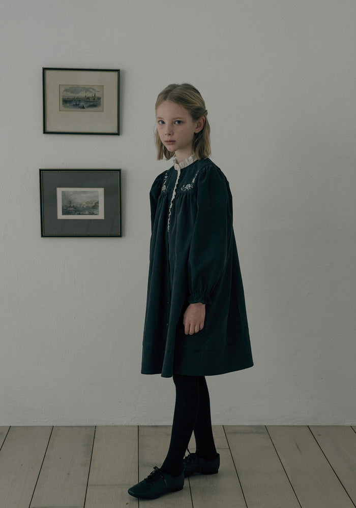 Noir Corduroy Dress