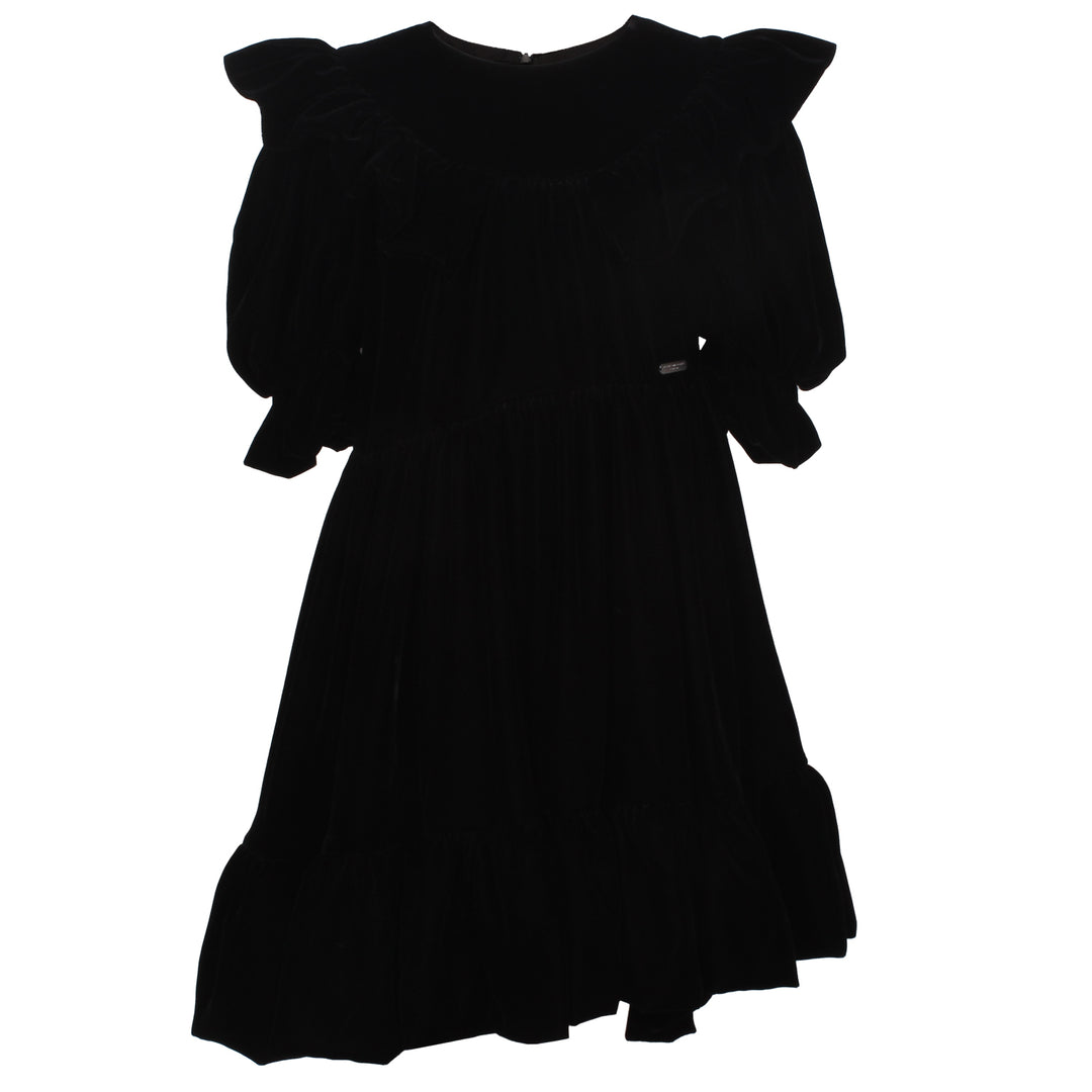 DRIZZLE DRESS-Black Velvet