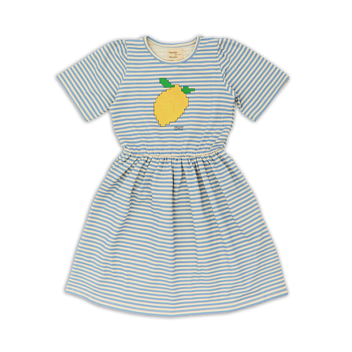 E26115L LOWRI DRESS - SKY STRIPE