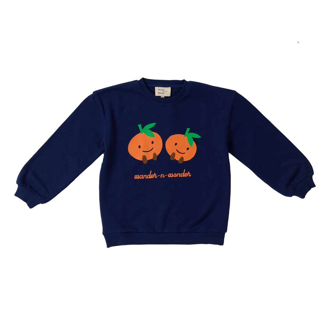 E26209 TANGERINE SWEATSHIRT - NAVY