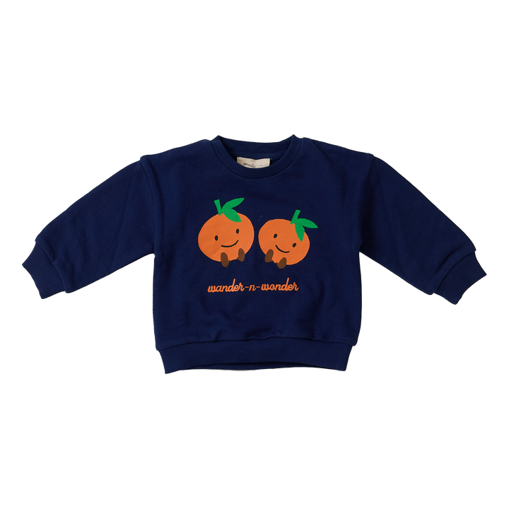 E26209 BABY TANGERINE SWEATSHIRT - NAVY