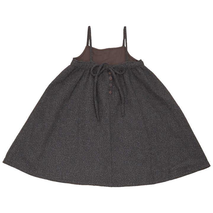 E2719GR/BR GIRL TWEED DRESS