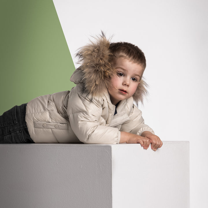 LEA ENFANT DOWN JACKET BEIGE