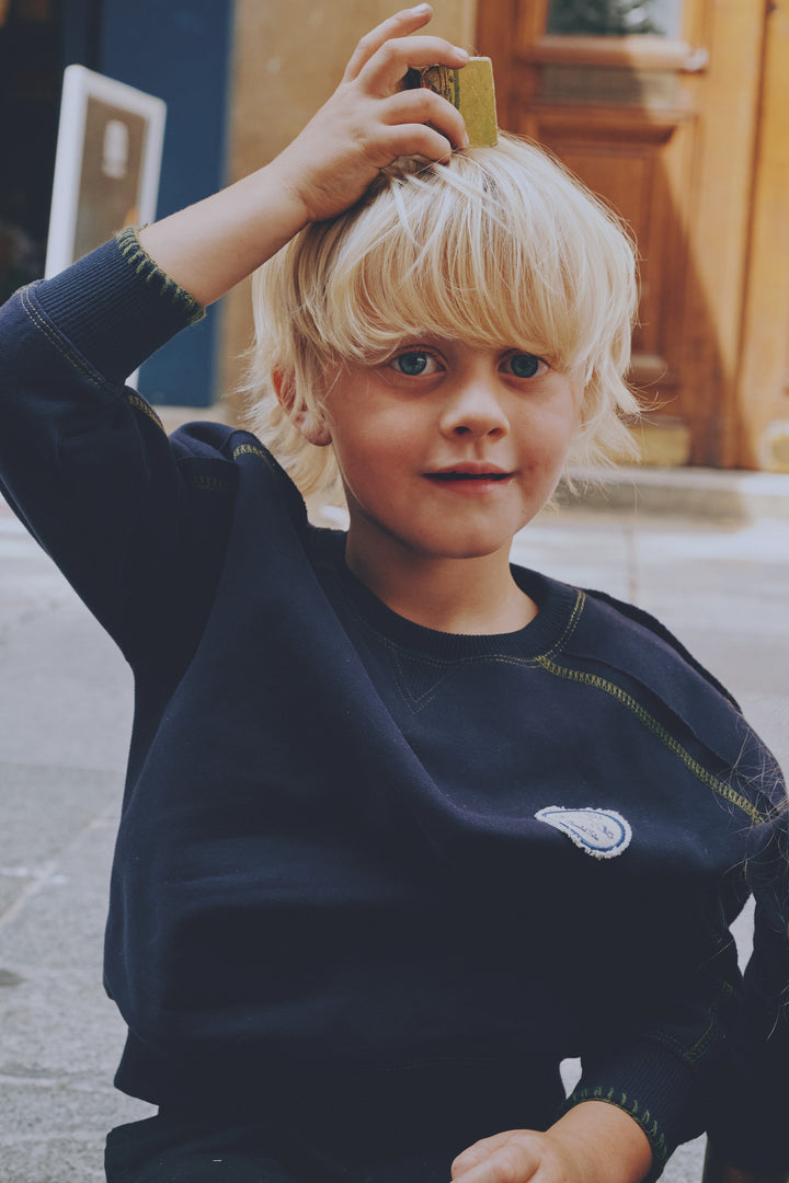 EM2602 BOYS POCKET STITCH SWEATSHIRT