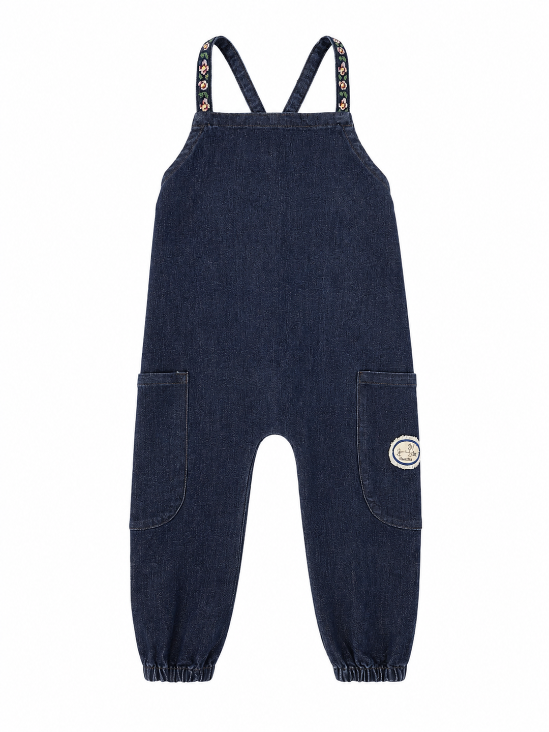 EM2605 GIRLS DENIM OVERALLS