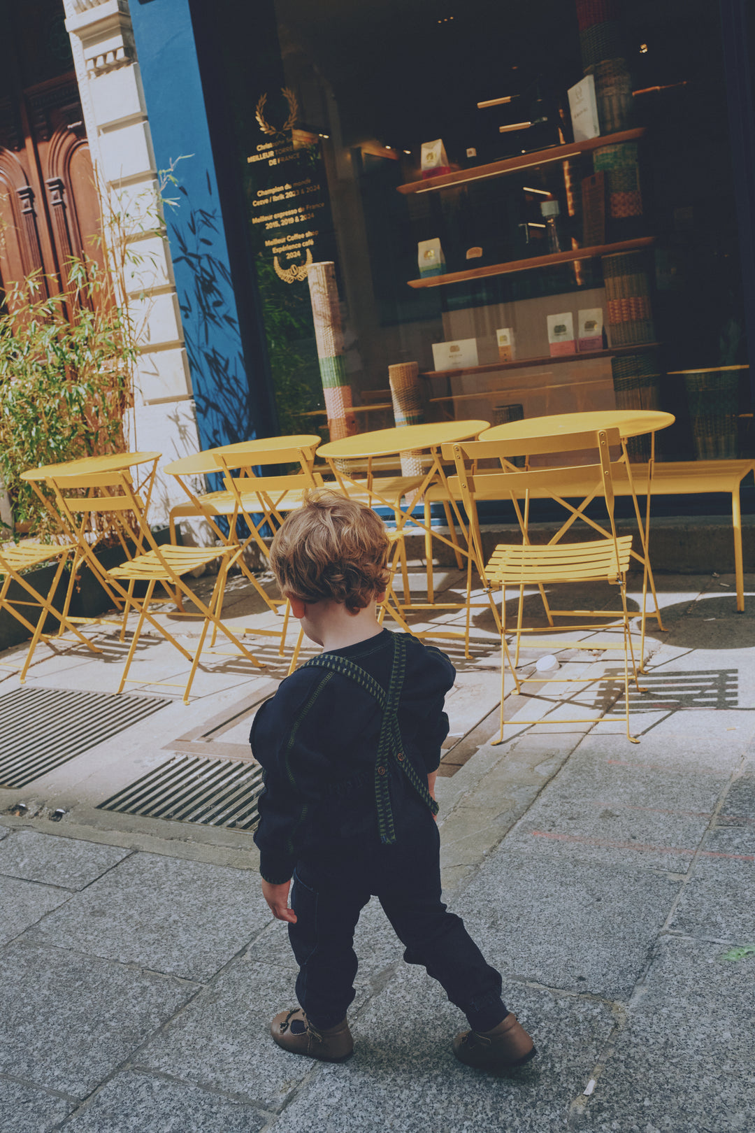 EM2606 BOYS DENIM OVERALLS