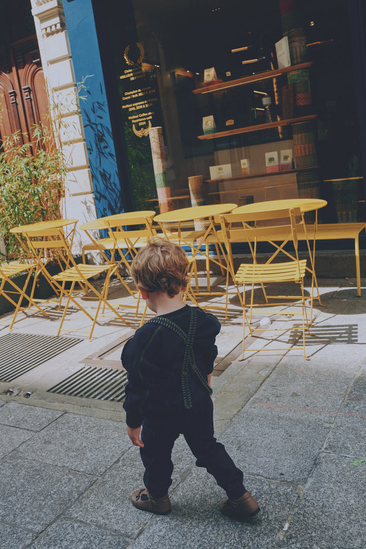 EM2606 BOYS DENIM OVERALLS