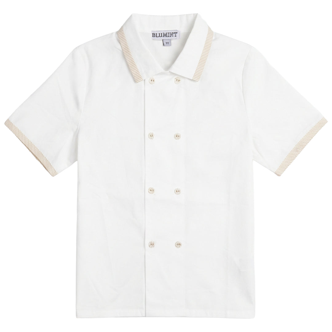 EMPIRE CONTRAST EDGING SHIRT-DESERT