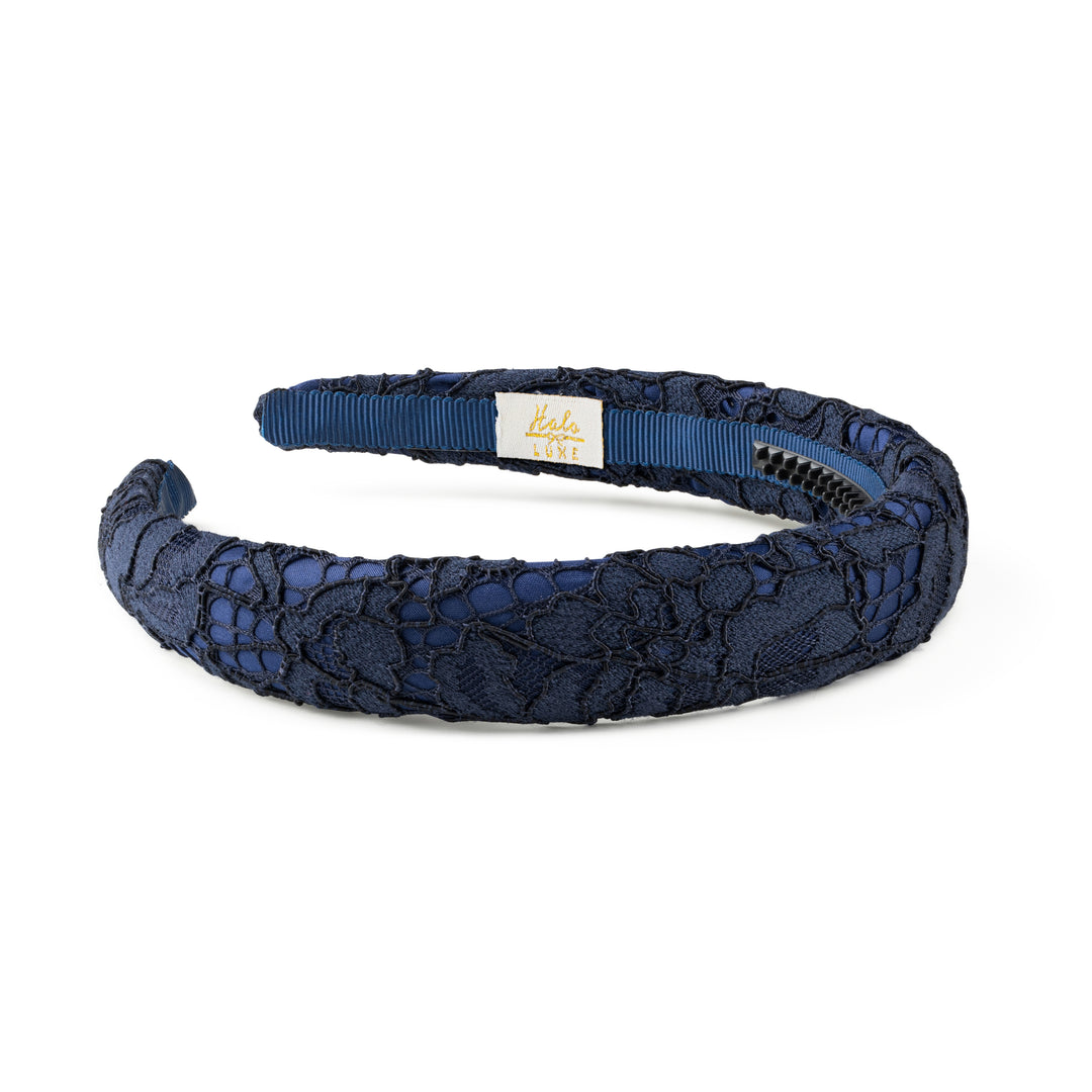 evelih002-Evelina lace headband-navy