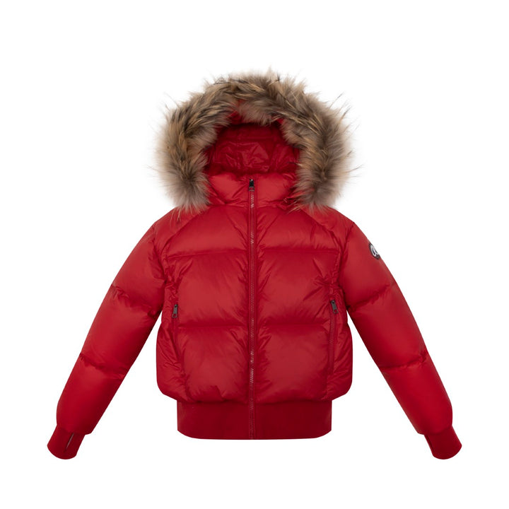 F25-5009B-EMMA DOWN BOMBER-Red Racoon