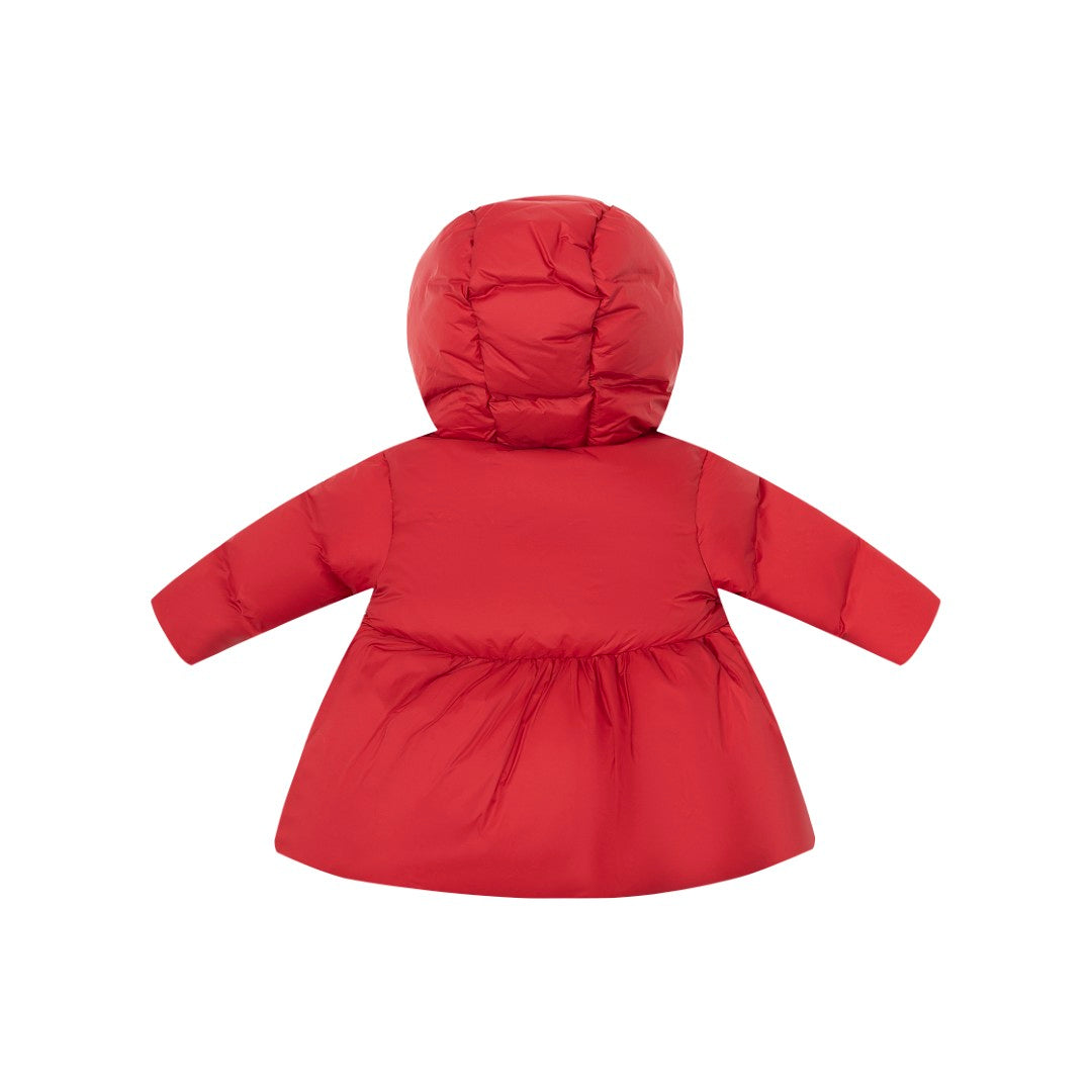 F25-5035R-FLARED ENFANT DOWN JACKET-Red