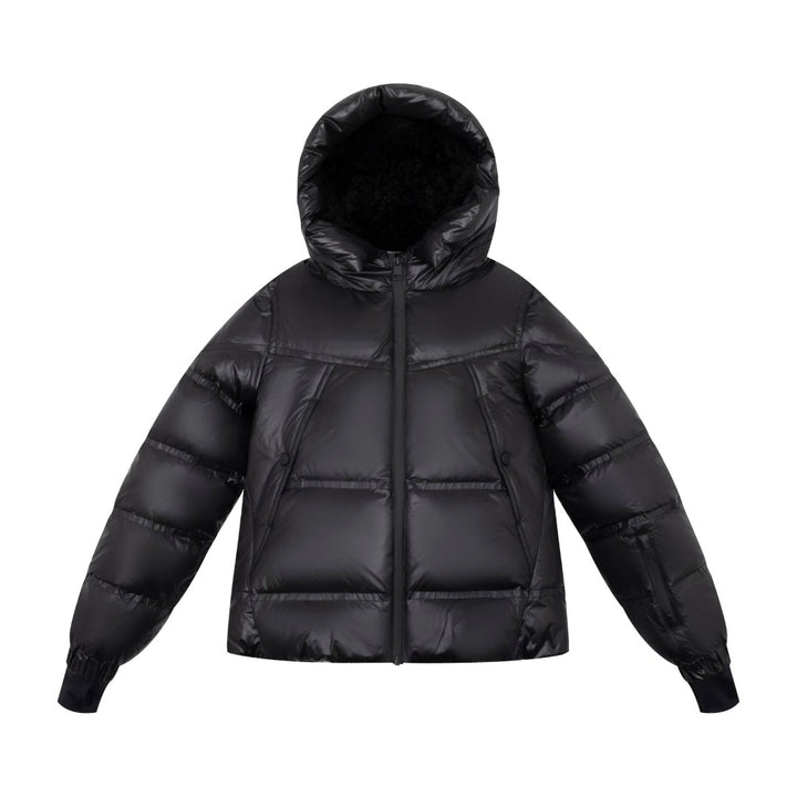 F25-5063B-JULIA SHERPA DOWN JACKET-Black