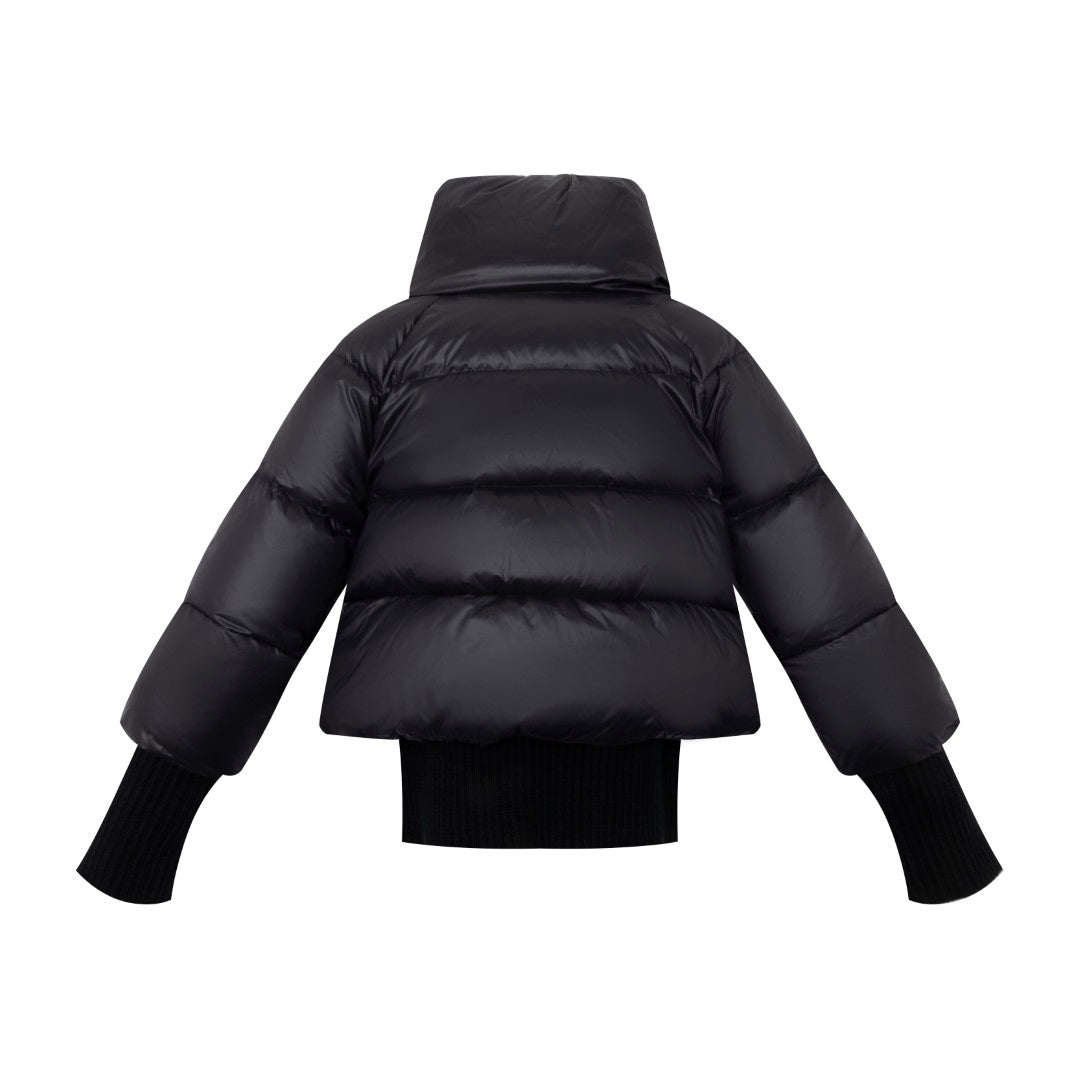 F25-5065B-DARCY DOUBLE LAYER BOMBER-Black