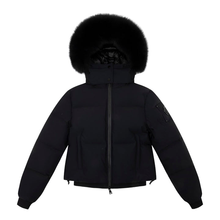 F25-5066-VALENTINE PREMIUM BOMBER-Black/Black Fox