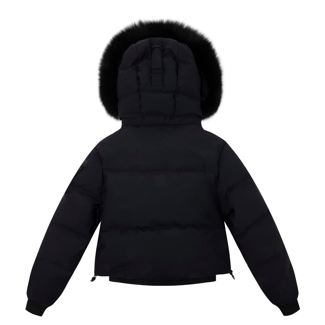 F25-5066-VALENTINE PREMIUM BOMBER-Black/Black Fox