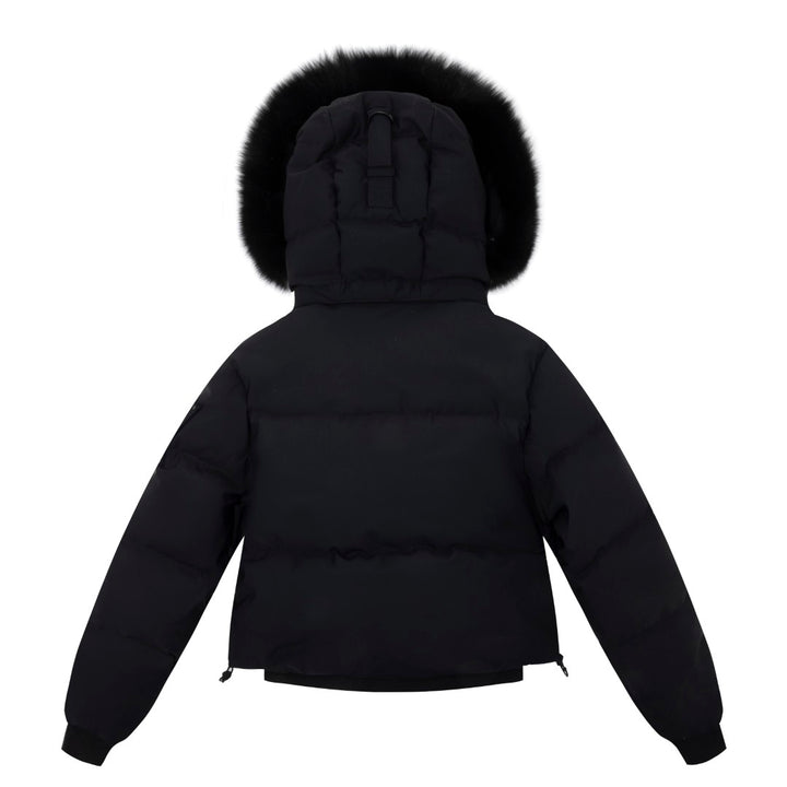 F25-5066-VALENTINE PREMIUM BOMBER-Black/Black Fox