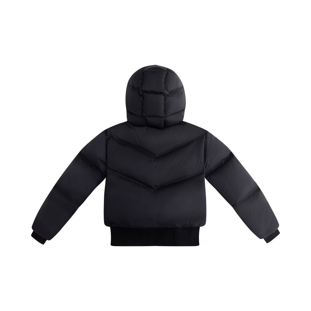 FW26-6009 EMMA DOWN BOMBER - Black/Raspberry Lining
