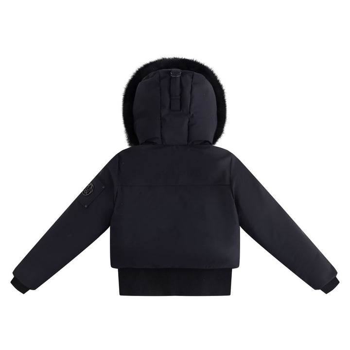 FW26-6012 VITTORIA PREMIUM BOMBER - Black