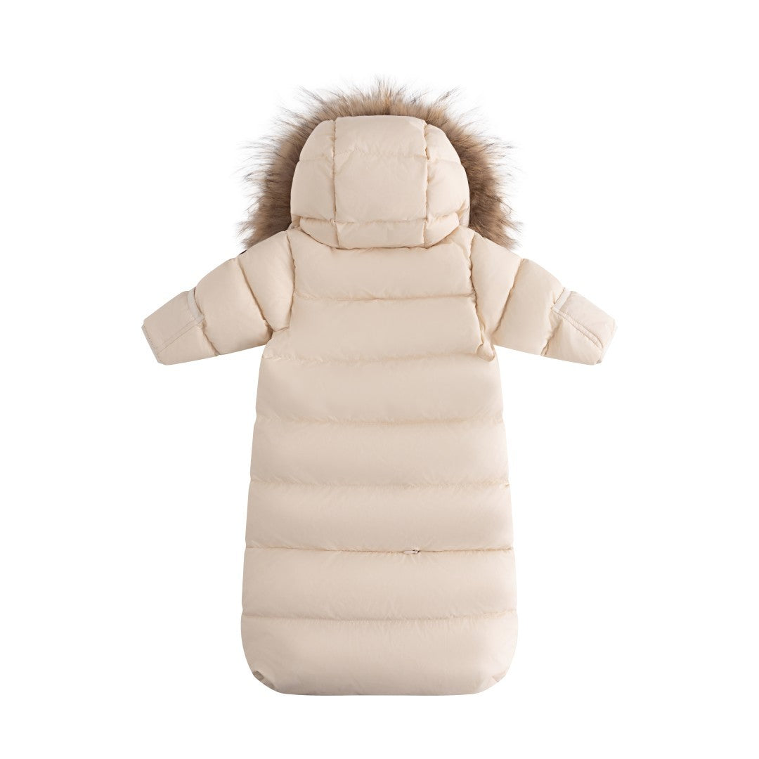 FW26-6016 DOWN FUR SNOWSUIT - Beige
