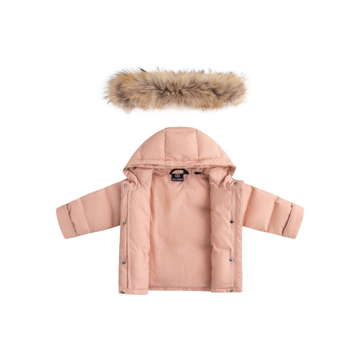 FW26-6033 LYANE ENFANT FUR DOWN JACKET - Pink